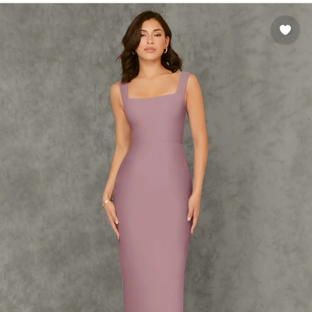 Azazie Fiori Sleeveless Square Neck Gown